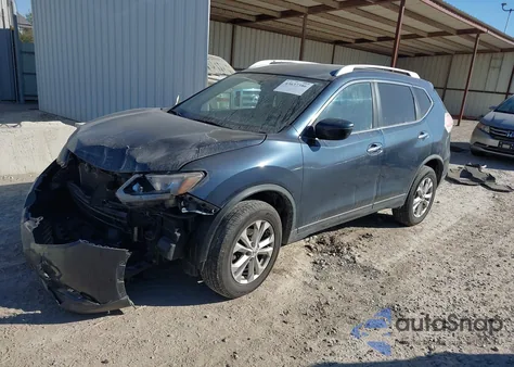 2016 Nissan Rogue Sv from USA, damaged, VIN KNMAT2MV7GP632072